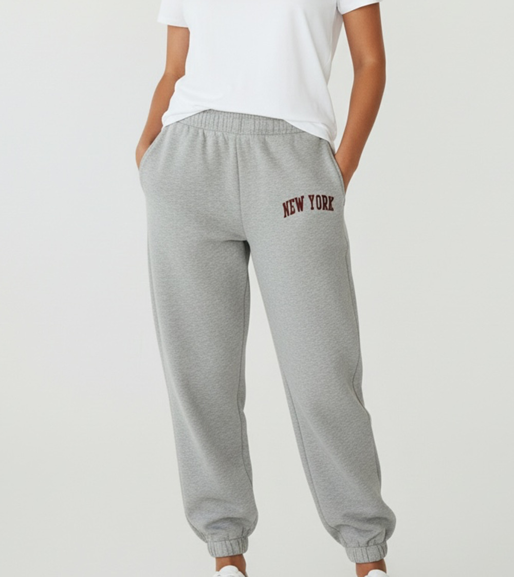 Brandy Melville John Galt New York Sweatpants Heather Grey Size OS